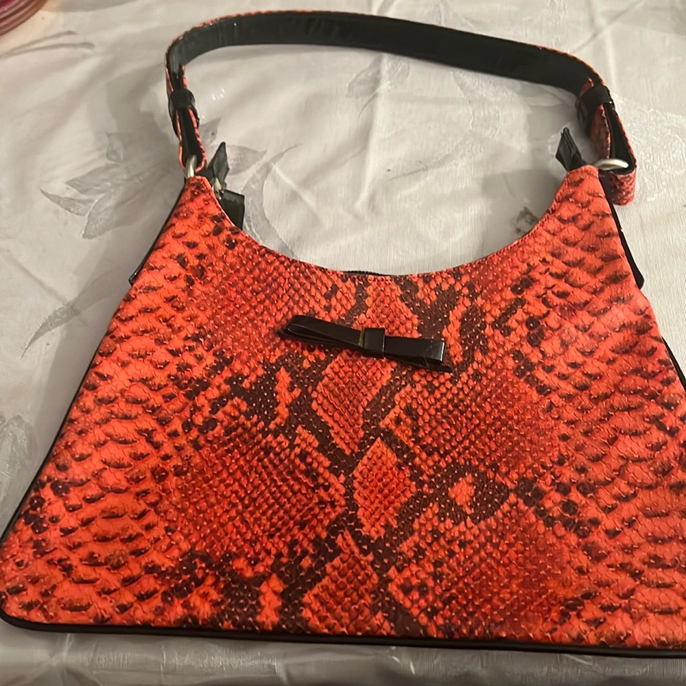 Italian leather shoulder bag